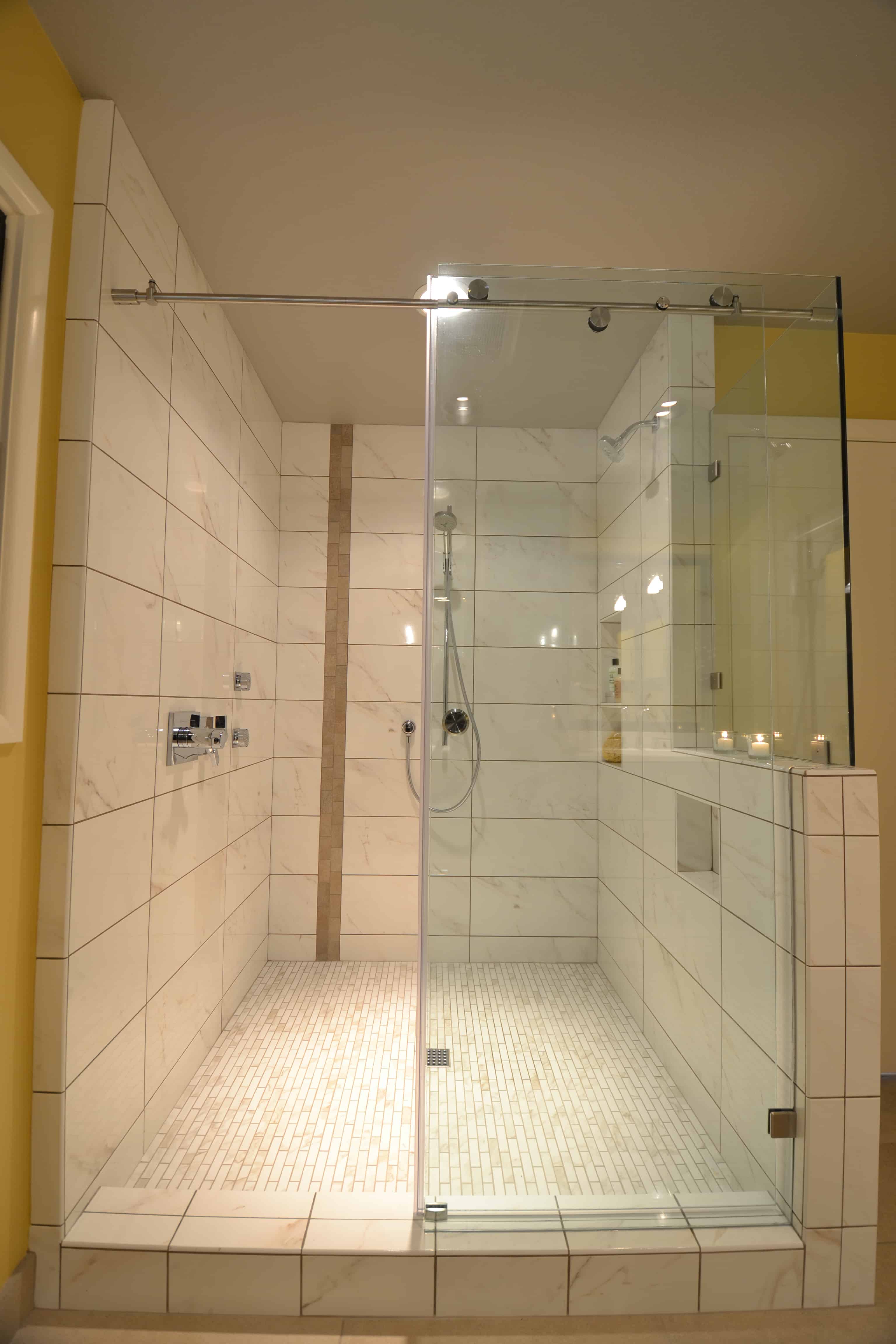 Contemporary Master Bathroom Shower