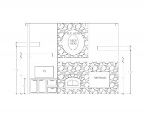 Great Room FIREPLACE ELEVATION