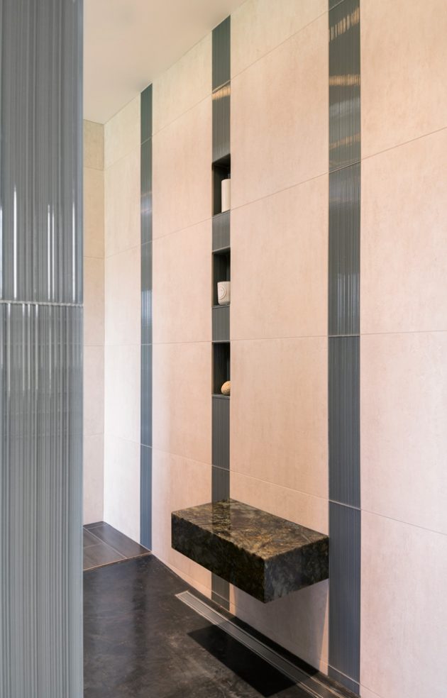 Cedar Mills Master Bathroom Shower Tile Design