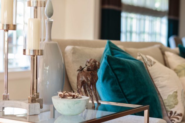 Sylvan Heights Bungalow Side Table Decor