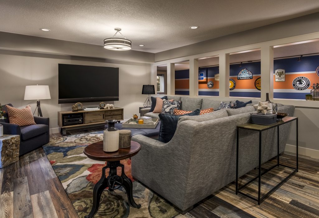 Portland Remodeled Basement