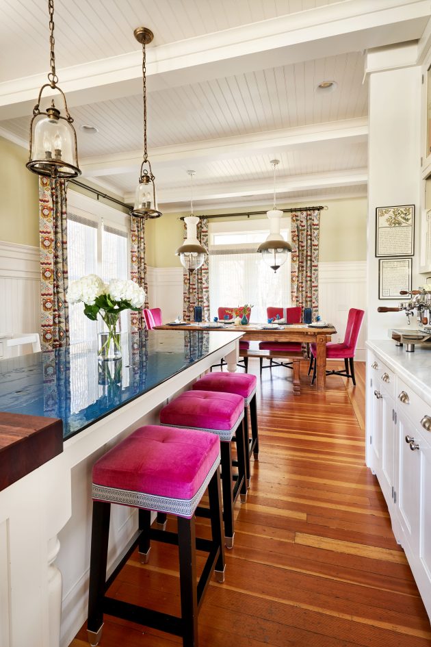 Kitchen island historical home